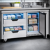 Thumbnail image #3 for Beverage-Air UCFD60AHC-2 2-Section Undercounter Freezer with 2 Drawers and 1 Door, 60-Inch, 17.1 Cu. Ft.