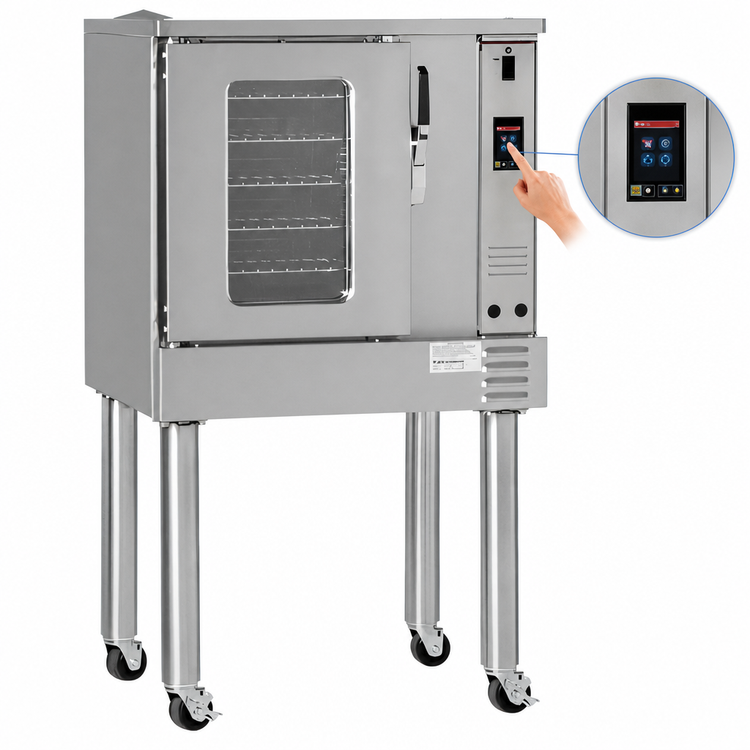 Product image #3 for Southbend Platinum Half-Size Single Gas Convection Oven, Standard Depth, Touch Screen Controls, 30,000 BTU