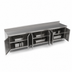 Thumbnail image #3 for John Boos 132 Inch x 24 Inch Stainless Steel Enclosed Work Table with Cabinet Base and 5 Inch Backsplash