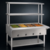 Thumbnail image #3 for Eagle Group Electric 4-Well Open Base Hot Food Table with 10-Inch Double-Tier Flex-Master Overshelves, 63-1/2 Inch Wide, 120V