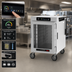 Thumbnail image #4 for Metro HotBlox™ Wide 8-Pan Half-Height Mobile Pass-Thru Insulated Holding Cabinet, Digital Touchscreen, Clear Front Door / Solid Rear Door, 120V