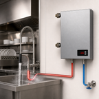 Thumbnail image #3 for Hubbell Water Heaters JTX036-6R Electric Tankless Booster Heater, Wall-Mounted, 36 kW, 208V, 3-Phase, Digital Control