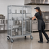 Thumbnail image #3 for Metro Super Erecta Mobile Wire Security Cage with Metroseal 3 Epoxy-Coated Finish, 40-3/4