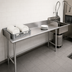 Thumbnail image #3 for John Boos Pro-Bowl 144-Inch Straight Clean Dishtable, 16-Gauge 300 Series Stainless Steel, Left-to-Right Operation