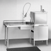Thumbnail image #3 for 36-Inch Straight Soiled Dishtable with Left-to-Right Operation and 20 x 20 x 5-Inch Pre-Rinse Sink