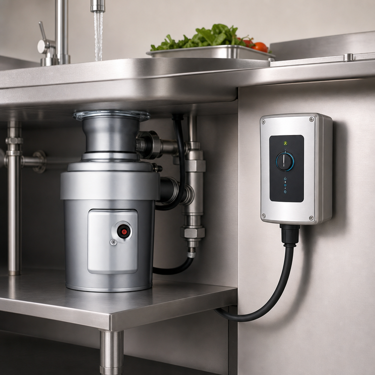 Product image #3 for InSinkErator SS-100 18-Inch Bowl 1 HP Complete Food Waste Disposer Package with AquaSaver AS-101 Control Center