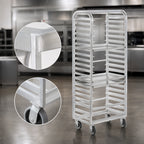 Thumbnail image #3 for Channel Manufacturing 411A All-Welded Aluminum Side-Load Bun Pan Rack, 20-Pan, 18 x 26-Inch, 3-Inch Spacing