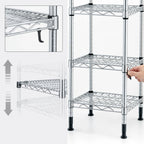 Thumbnail image #3 for Metro Super Erecta A2124NS Super Adjustable Wire Shelf, 24" W x 21" D, Stainless Steel Finish