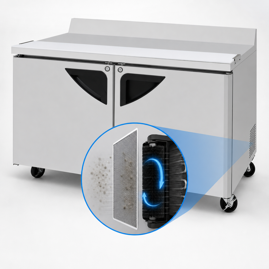 Self-Cleaning Condenser