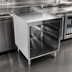 Thumbnail image #3 for CHOICE by Glastender Stainless Steel Drainboard Glass Rack Storage Unit, 24 Inch Wide