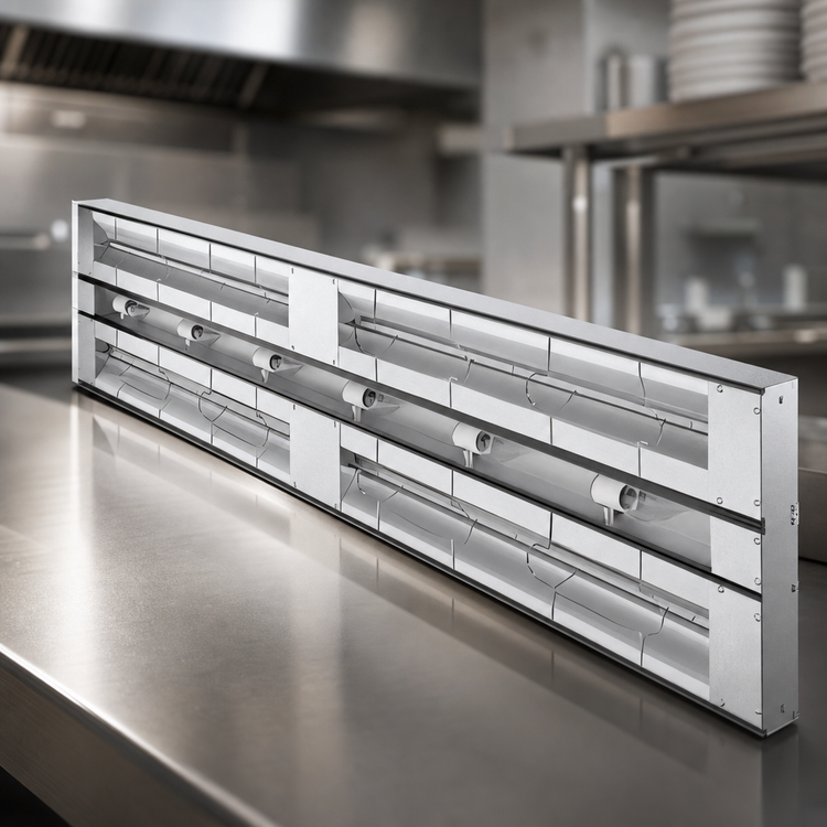 Product image #3 for Hatco Glo-Ray 18-Inch Unlighted Dual Infrared Strip Heater, Aluminum, 900 Watts