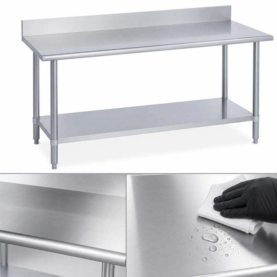 16-Gauge 400-Series Stainless Steel Top