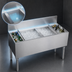 Thumbnail image #3 for Krowne Royal Series 46-Inch Underbar Speed Multi Station with 10-Circuit Cold Plate, Center Ice Bin, and Dual Bottle Wells