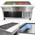 Thumbnail image #3 for Advance Tabco 4-Pan Refrigerated Cold Pan Table with Enclosed Base and 8-Inch Cutting Board