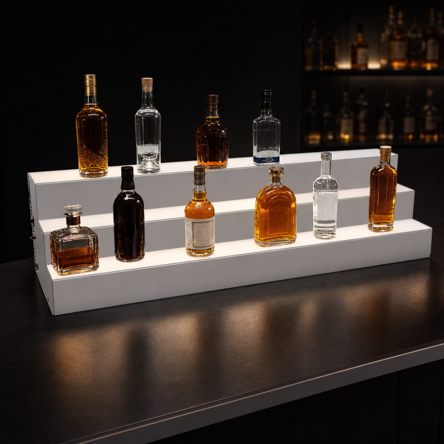 Three-Tier Bottle Presentation