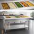 Thumbnail image #3 for Eagle Group 79-Inch Electric Open-Base Hot Food Table, 5 Dry Wells, 208V