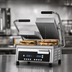 Thumbnail image #3 for Proluxe Vantage Compact Split-Lid Commercial Panini Press with Dual 6-Inch Smooth Grill Surfaces