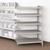 Thumbnail image #4 for Cambro Camshelving Premium 5-Tier Vented Add-On Polymer Shelving Unit, 18 x 72 x 72 Inches, Speckled Gray