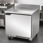Thumbnail image #3 for Beverage Air WTR32AHC-FIP 32-Inch One-Section Worktop Refrigerator, 7.2 Cu. Ft., Solid Door, Foamed-In-Place Backsplash