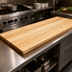 Thumbnail image #3 for John Boos Boos Block KCT9627-V Edge Grain Northern Hard Rock Maple Kitchen Countertop, 96-Inch x 27-Inch x 1-1/2-Inch, Varnique Finish