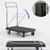 Thumbnail image #3 for Vollrath Chrome-Plated Folding Handle for Flatbed Utility Dolly, 33-1/2 Inch