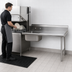 Thumbnail image #3 for Advance Tabco Special Value Series Straight Soil Dish Table with Right-Hand Attachment and Pre-Rinse Sink, 47 Inch, 304 Stainless Steel