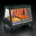 Thumbnail image #3 for Hatco Glo-Ray Full-Service Countertop Heated Display Case, 3-Pan, Straight Glass Front, Humidity, Rear Sliding Doors