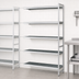 Thumbnail image #3 for Fermostock 5-Tier Perforated Modular Polymer Shelving Unit Expansion Kit, 68-Inch W x 18-Inch D x 83-Inch H