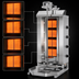 Thumbnail image #3 for Trento Potis Natural Gas Doner Kebab Vertical Broiler, 4 Burners, 154.3 lb Capacity