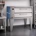 Thumbnail image #3 for Bakers Pride Super Deck Series Shallow Depth Gas Pizza Deck Oven with 45-Inch x 24-1/2-Inch Ceramic Deck, Single Chamber