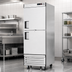 Thumbnail image #3 for Everest Refrigeration 29-1/4-Inch One-Section Reach-In Refrigerator with Bottom-Mounted Refrigeration, Half-Height Solid Hinged Doors, 23 Cu. Ft.
