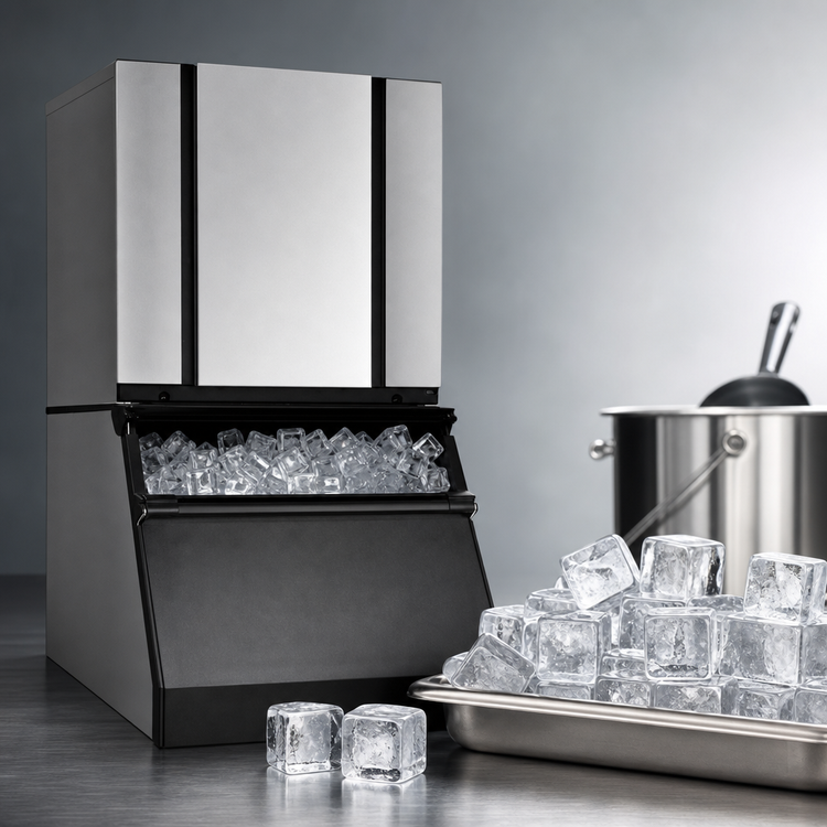 Product image #4 for Ice-O-Matic Elevation Series Modular Cube Ice Maker, Remote Condenser, Full-Size Cubes