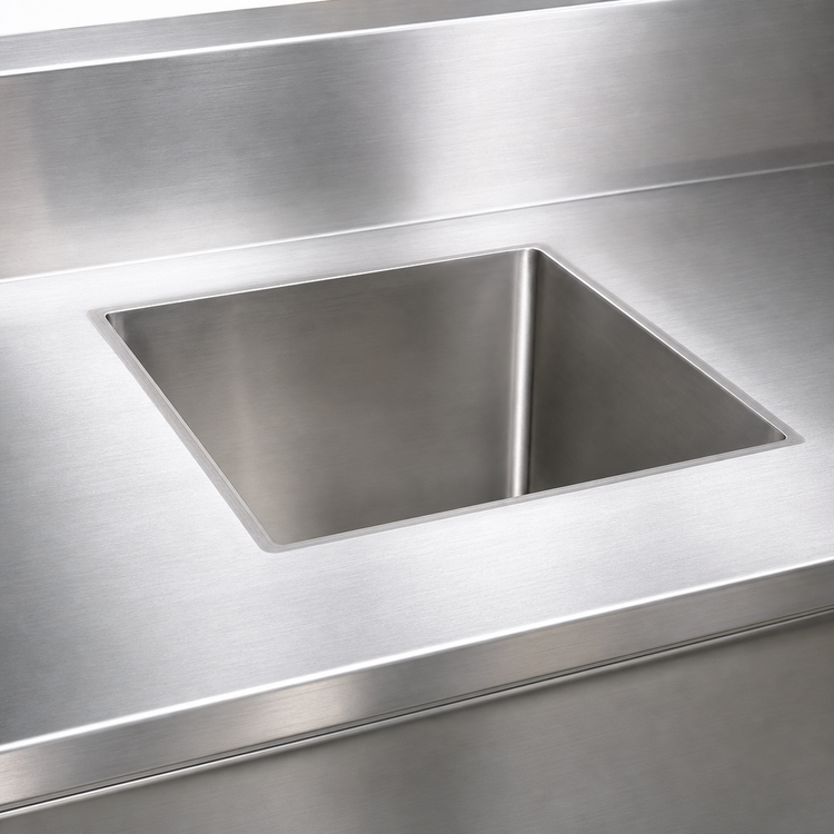 Product image #3 for Weld-In Single Compartment Stainless Steel Sink