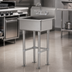 Thumbnail image #3 for Advance Tabco Freestanding Stainless Steel Service Sink with 24