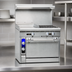 Thumbnail image #3 for Imperial Spec Series Heavy-Duty Commercial Gas Range with 2 Open Burners and 18-Inch Griddle, 36-Inch Modular Countertop Model