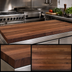 Thumbnail image #3 for Boos Block American Black Walnut Edge Grain Kitchen Countertop, 120 x 32 x 3 Inches, Varnique Finish