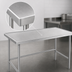 Thumbnail image #3 for Advance Tabco 144-Inch x 36-Inch Stainless Steel Work Table with 14-Gauge 304 Top and Countertop Edge
