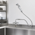 Thumbnail image #3 for T&S Brass Single-Hole Deck-Mount Pre-Rinse Mixing Faucet Kit with 60-Inch Hose and Vacuum Breaker