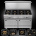 Thumbnail image #3 for Southbend Ultimate 60-Inch Commercial Gas Restaurant Range with 8 Open Burners and 2 Standard Ovens