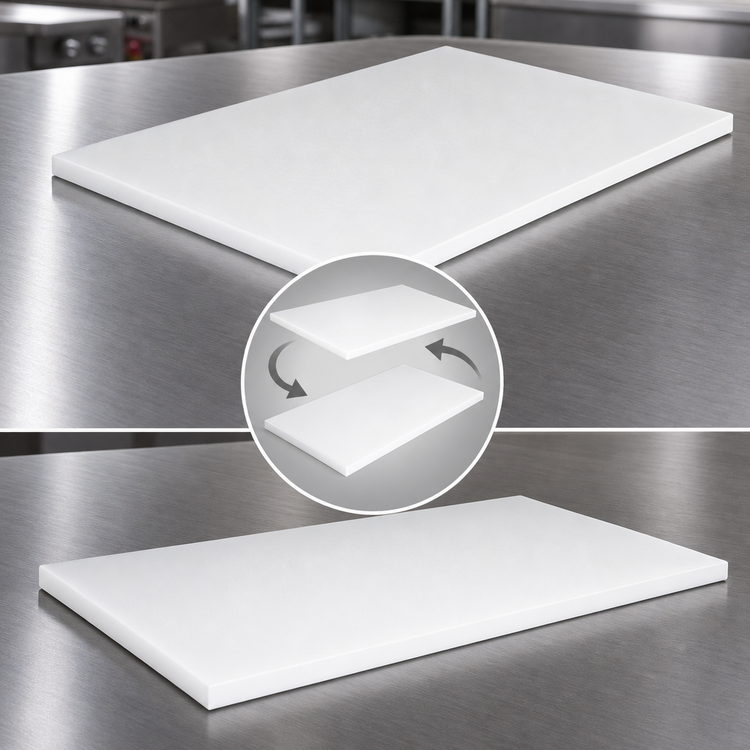 Product image #3 for John Boos 120-Inch x 36-Inch Reversible Poly Replacement Work Table Top