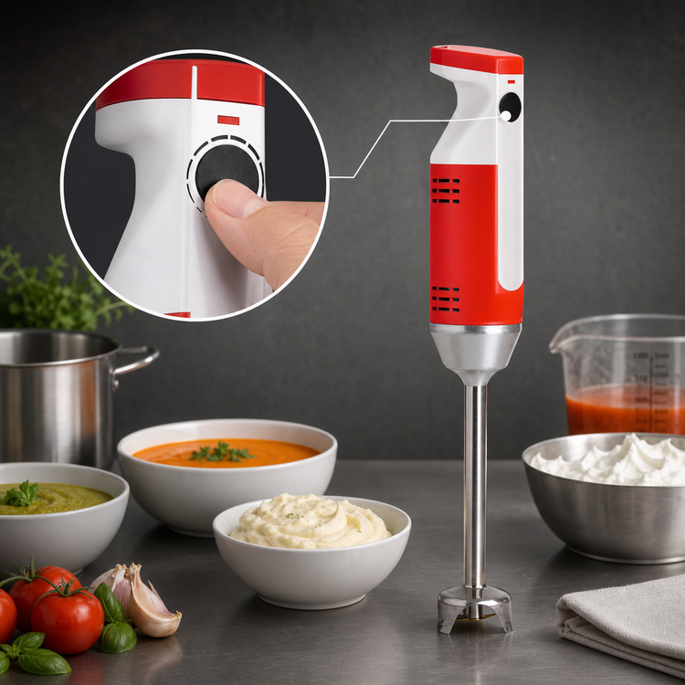 Product image #3 for MiniPro Hand-Held Variable-Speed Immersion Blender with 7-Inch Detachable Shaft