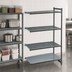 Thumbnail image #3 for Cambro Camshelving Basics Plus 4-Tier Add-On Polymer Shelving Unit, 21