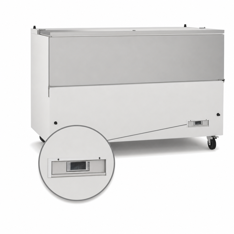 Product image #3 for Kelvinator Commercial 16-Crate School Milk Cooler, 59-Inch Long, Top-Hinged Lid
