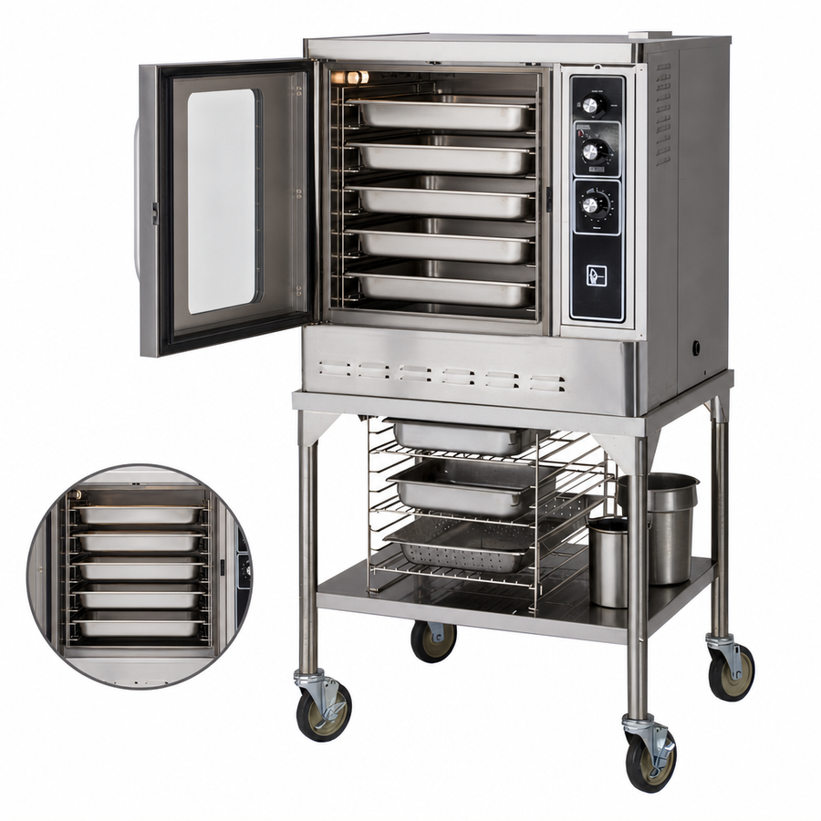 5-Pan Half-Size Capacity