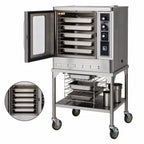 Thumbnail image #3 for Blodgett Premium Series DFG-50 SGL Half-Size Single-Deck Gas Convection Oven, 5-Pan Capacity, Solid-State Controls