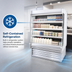 Thumbnail image #3 for Howard-McCray 35E Series Dairy Open Merchandiser, 63-Inch W x 60-Inch H, Self-Contained Refrigeration, LED Shelves