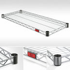 Thumbnail image #3 for Eagle Group QuadTruss QA2472C Chrome-Plated Wire Shelf, 72"W x 24"D, 600-lb. Capacity Case of 2
