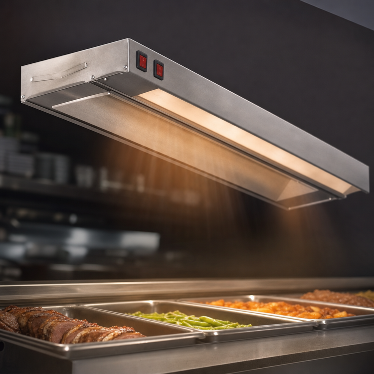 Product image #3 for Eagle RedHots 54-Inch High-Watt Unlighted Strip Heat Lamp with Remote, 240V, 1250W