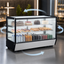 Thumbnail image #3 for Omcan 48-Inch Full-Service Square Glass Refrigerated Showcase, 7.13 Cu. Ft., Floor Model