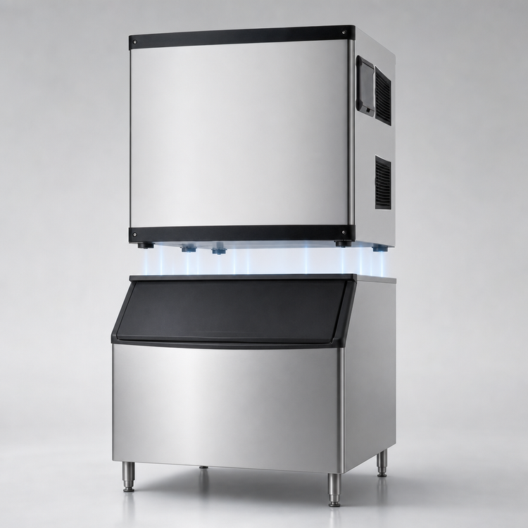 Product image #3 for Resolute Ice Systems Modular Air-Cooled Ice Machine, 350 lb/Day, Stainless Steel
